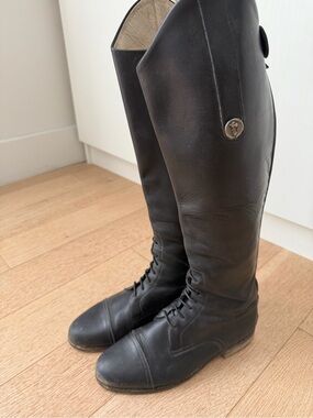 Real Leather Riding Boots